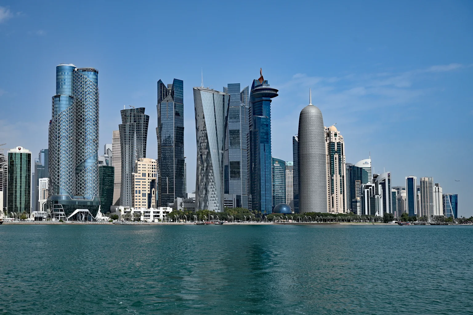 West Bay skyline in Doha, Qatar